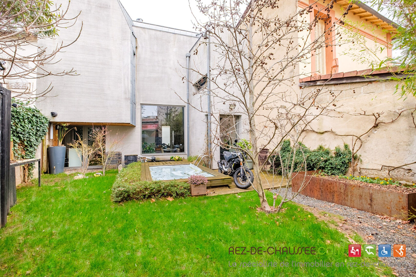 Grange-blanche-maison d'architecte de 162 m² à Lyon 69008 — photo 3