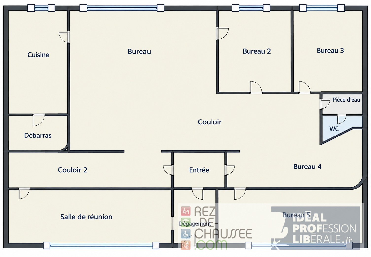 BUREAUX RUE MARTRE - CLICHY