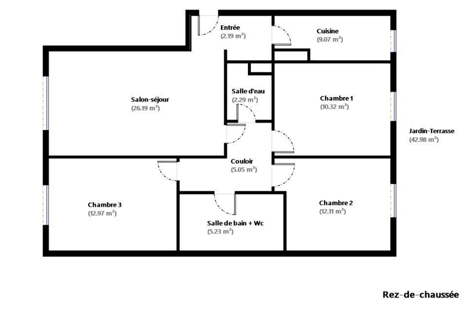 Bureaux pour profession liberale avec terrasse  jardin et parking à Les lilas 93260 — photo 12