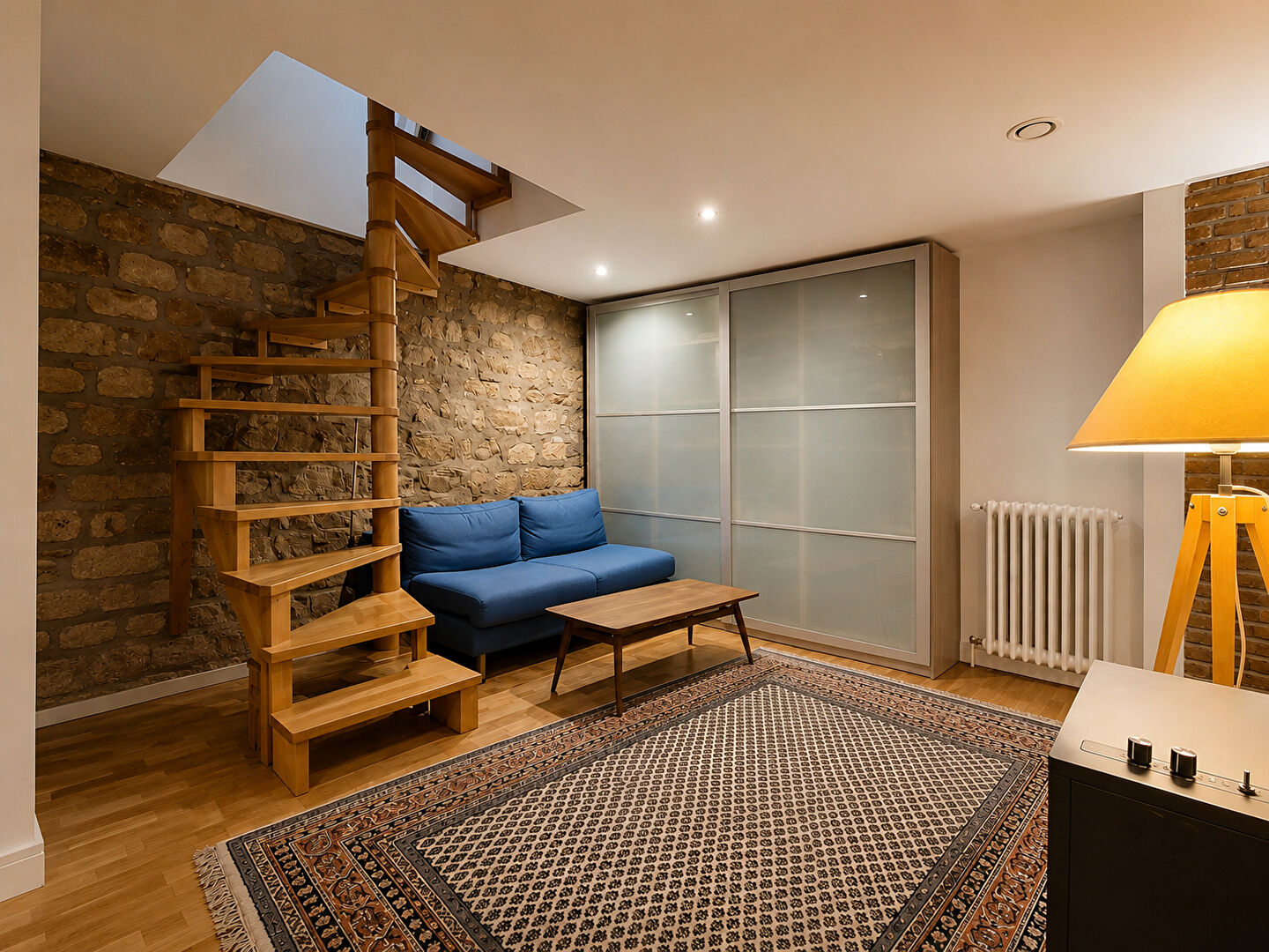 Duplex inversé de charme